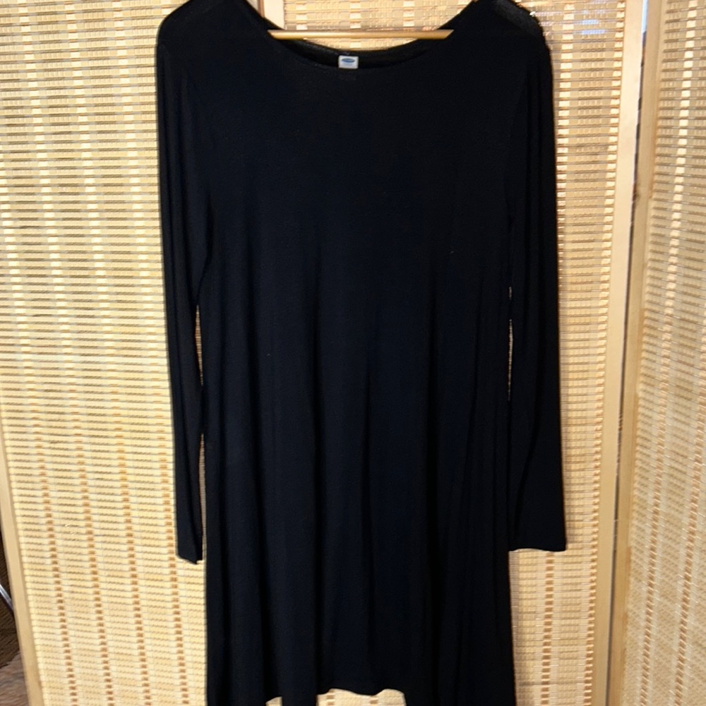 Women’s Old NavY NWT lightweight size large black dress cotton blend, never worn